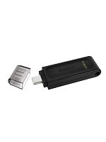 Накопитель на флеш памяти 128GB USB-C 3.2 Kingston Data Traveler 70 [DT70/128]