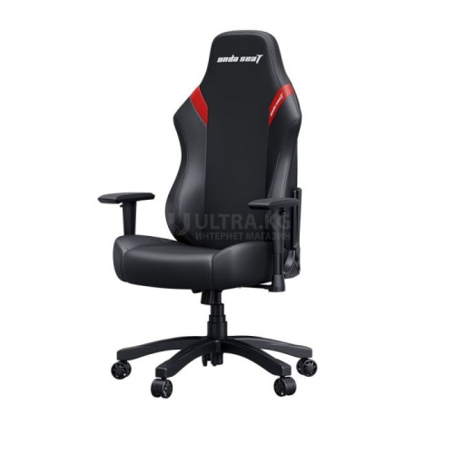 Gaming Chair AD18-44-BR-PV-CIS AndaSeat Luna BLACK&RED 1D Armrest 60mm wheels PVC Leather