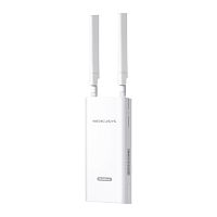 Наружный роутер Wi-Fi 4G LTE MERCUSYS MB118-4G (N300/ 2,4ГГц до 300 Мбит/с/ 1× nano-SIM/ 1×LAN 100 Мбит/с вход PoE/ пассивное PoE 30 м/ IP65)