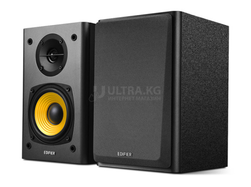 Звуковая система Edifier R1000T4, ≥85dB(A), 75Hz - 18000Hz, Dual RCA Inp, RMS 24W(12W+12W) ON ), 4" (Mid-range and bass)+0.5"(Treble), МДФ, black