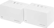 Mesh-система Wi-Fi 7 MERCUSYS Halo H25BE (2-pack) (BE3600/ 2,4ГГц до 688Мбит/с/ 5 ГГц до 2,8Гбит/с/ до 460 м²/ 3×WAN/LAN 1 Гбит/с/ 4K-QAM/ Multi-Link)