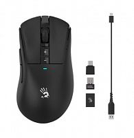 Беспроводная мышь игровая A4Tech Bloody R73 Ultra Black 2.4GHz+USB, PAW3395, 26000CPI, 1000Hz, 75H