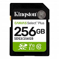 Карта памяти Secure Digital Card Kingston 256GB Canvas Select Plus U3/V30 [SDS3/256GB]