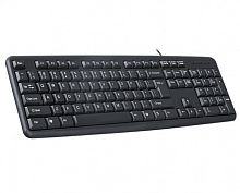 Клавиатура AeroMax KB-509, мембранная, 104btns, 1.5м, USB, рус/англ/кыр, Чёрный