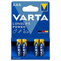 Батарейка VartaMicro LongLife Power 4шт. LR03/AAA