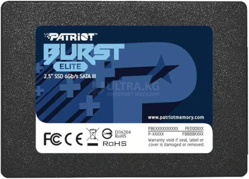 SSD PATRIOT BURST ELITE 1920GB 3D NAND SATAIII 450/320MB