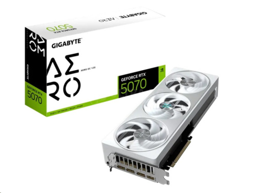 GEFORCE RTX5070 OC 12GB GDDR7 192bit 2625Mhz 3xDP HDMI GIGABYTE GV-N5070AERO OC-12GD