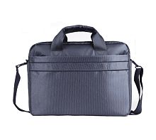 Сумка для ноутбука DTBG D8017W Серая 15.6" Водоотталкивающая ткань. Внешнее отделение на молнии, внутренний органайзер, внешний карман на молнии, плечевой ремень