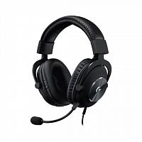 Наушники Logitech G PRO X Gaming Headset, 20-20000Гц, 32Ом, 106дБ, кабель 2м, jack 3.5, Чепный [981-000818]