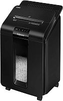 Шредер Fellowes AUTOMAX 100M Уровень секретности P-4, Фрагмент 4х10 мм, Подача 10(100) лист, автоподача, Ёмкость корзины 23 л, Уничтожение скоб, скрепок, пл. карт, Чёрный