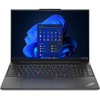 Ноутбук Lenovo THINKPAD E16 Intel Core i7-1355U (up to 5.00GHz), 40GB DDR4, 1TB SSD NVMe, 16" WUXGA(1920x1200) IPS, NVIDIA GEFORCE MX550 2GB, WF, LAN, BT5.0, CR, DOS, скан., отп. пальцев, ENG-RUS, сумка в комплекте, черный