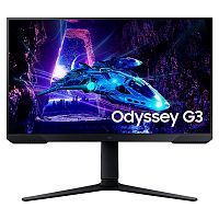 Монитор LCD 27" Samsung LS27DG300EIXCI, Odyssey G3, Black, VA, 1920x1080, 3000:1 (Mega), 250cd/m2, 180Hz, 178/178, 1ms, HDMI, DP, выход на наушники