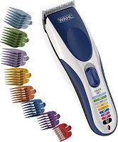 Машинка для стрижки волос WAHL COLOR PRO CORDLESS COMBO 09649-916 бело-синий