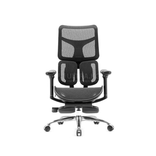 Office Chair SIHOO S100-B102-JT BLACK 3D Armrest, class 4 TUV gaslift,350mm aluminum base, Footrest