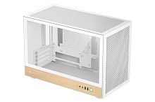 DEEPCOOL MATX CH260 WH WHITE WOOD w/o PSU USB 3.0 Front Type-C, Mesh panel