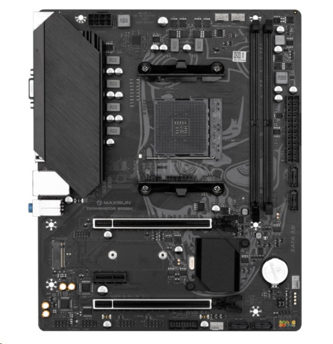 Материнская плата AM4 MAXSUN MS-B550M GAMING WIFI, AMD AM4, AMD B550, 2xDDR4 PC25600, 1xPCI 4.0x16, 1xPCI 3.0x4, 1xPCI 3.0x1, 2SATA+M2.2 Slot, Sound7Ch, GLAN, mATX, 4xUSB5G+8USB2.0, HDMI, DP фото 2 Материнская плата AM4 MAXSUN MS-B550M GAMING WIFI, AMD AM4, AMD B550, 2xDDR4 PC25600, 1xPCI 4.0x16, 1xPCI 3.0x4, 1xPCI 3.0x1, 2SATA+M2.2 Slot, Sound7Ch, GLAN, mATX, 4xUSB5G+8USB2.0, HDMI, DP фото 2