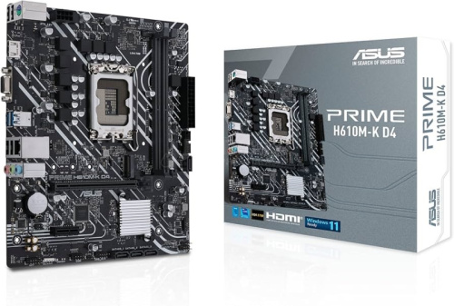 MB LGA1700 ASUS H610M-K D4,2xDDR4,12xUSB,M.2,4xSATAIII,mATX,PCIe16x, PCIe1x, HDMI,VGA MB LGA1700 ASUS H610M-K D4,2xDDR4,12xUSB,M.2,4xSATAIII,mATX,PCIe16x, PCIe1x, HDMI,VGA