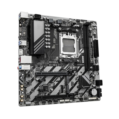 Материнская плата AM5 GIGABYTE B840M D2H, AMD B840, 2xDDR5 PC60800, 2xPCI-EX16, 4xSATA+2M.2, RAID,GBLAN, Sound7.1, mATX, 8xUSB2.0, 4xUSB3.2, HDMI фото 2 Материнская плата AM5 GIGABYTE B840M D2H, AMD B840, 2xDDR5 PC60800, 2xPCI-EX16, 4xSATA+2M.2, RAID,GBLAN, Sound7.1, mATX, 8xUSB2.0, 4xUSB3.2, HDMI фото 2