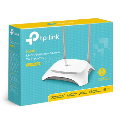 Беспроводной маршрутизатор TP-LINK TL-WR842N Wireless-N Broadband 4G Router 300 Мб, 4 LAN 100 Мб, 2.4GHz 1 USB, 3G, 4G,Wi-Fi 2.4GHz 802.11n/g/b фото 4 Беспроводной маршрутизатор TP-LINK TL-WR842N Wireless-N Broadband 4G Router 300 Мб, 4 LAN 100 Мб, 2.4GHz 1 USB, 3G, 4G,Wi-Fi 2.4GHz 802.11n/g/b фото 4