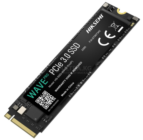 Твердотельный накопитель 1024GB SSD HIKSEMI (HIKVISION) 3D NAND, Read / Write: 2540/2450MB/s, M.2 2280 PCIe NVME [HS-SSD-WAVE-P-1024G]