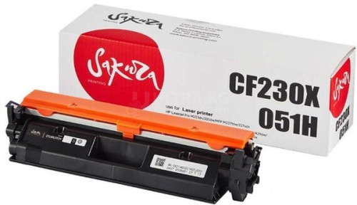 Картридж Sakura CF230X/051H для HP, Canon LJ M203/227UltraM230/LBP162dw/LBP-160/LBP-162/MF-260/MF-264/MF-267/MF-269, черный, 4100 к. [SACF230X/051H]