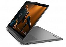 Ноутбук Lenovo Yoga 7 2-in-1 14AHP9 AMD Ryzen 5 8640HS(up to 4.9GHz), 8GB DDR5, 512GB SSD m.2 2242, 14" WUXGA Touch IPS X360°, Integrated AMD 760M Graphics, WiFi, Bluetooth, WIN11H, клавиатура с подсветкой, ENG-RUS, графит [83DK000DUS]