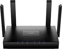 Беспроводной маршрутизатор Wi-Fi CUDY WR3000S AX3000 Gigabit Dual Band Wi-Fi 6 Mesh Router, 802.11ax/ac/a/b/g/n, 2402Mbps at 5GHz + 574Mbps at 2.4GHz, 5 x 10/100/1000Mbps Ports, 4 x 5dBi fixed antennas, PPTP/L2TP/OpenVPN/WireGuard, MU-MIMO