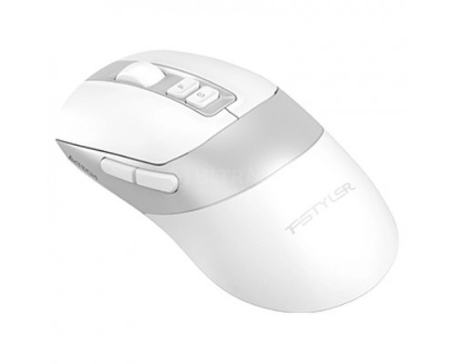 Беспроводная мышь A4tech Fstyler FB50CS Plus White, 2000 dpi, Bluetooth 5.0 +2.4 ГГц, Multimedia, Li-on аккумулятор, Slim Беспроводная мышь A4tech Fstyler FB50CS Plus White, 2000 dpi, Bluetooth 5.0 +2.4 ГГц, Multimedia, Li-on аккумулятор, Slim
