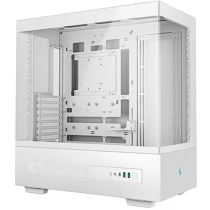 DEEPCOOL ATX CH690 DIG. WH WHITE w/o PSU USB3.0×2 Type-C*1 DEEPCOOL ATX CH690 DIG. WH WHITE w/o PSU USB3.0×2 Type-C*1