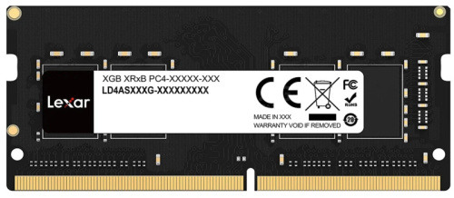 Оперативная память для ноутбука DDR4 16GB PC4 (3200MHz) 1.2V, LEXAR Оперативная память для ноутбука DDR4 16GB PC4 (3200MHz) 1.2V, LEXAR