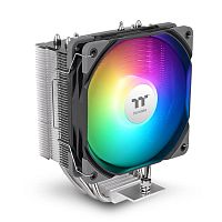 Кулер для процессора Thermaltake UX400 Black CPU Intel LGA 1851, 1700,1200,1156,115x и AMD AM5/AM4/FM2/FM1/AM3+/AM3/AM2+/AM2,TDP 240W,120мм вентилятор,700-1800 об.мин, 4pin,62.72 CFM,25 dB(A), 4 теплотрубки, Черный [CL-P149-AL12BL-A]
