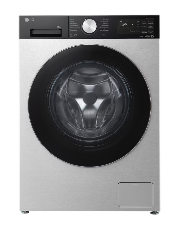 Стиральная машина LG F4X5ES5SB 11 кг Цвет: Серебристый Стиральная машина LG F4X5ES5SB 11 кг Цвет: Серебристый