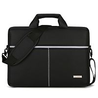 Сумка для ноутбука BRINCH BW305 Черная 15.6" Водоотталкивающая ткань. Внешнее отделение на молнии, внешний карман на молнии, внутренний органайзер, плечевой ремень