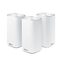 Mesh Wi-Fi система ASUS CD6(3-PK) AC1500 Dual-Band, 867Mb/s 5GHz+600Mb/s 2.4GHz, 3xLAN 1Gb/s, 4 антенны, Aimesh, ASUS Router APP, AIProtection