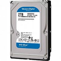 Жесткий диск HDD 2TB, Western Digital WD Blue, 5400rpm, 256MB Cache, SATAIII [WD20EZAZ]