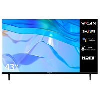 YASIN LED TV 43E9000 43" HD 1920x1080,450 cd/m2 Smart 1000000:1 6ms DVB-T2/C/S2 2xHDMI,VGA,USB,WIFI