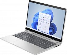 Ультрабук HP Envy x360 14-ES1013DX Intel 5-120U(up to 5.0Ghz) 8GB DDR4, 512GB SSD NVMe, 14" FHD 360° IPS Touch, Intel Iris Xe, USB-C, WiFi 6, WIN11H, скан. отп. пальц., клав. с подсв. Eng+Rus, серебро