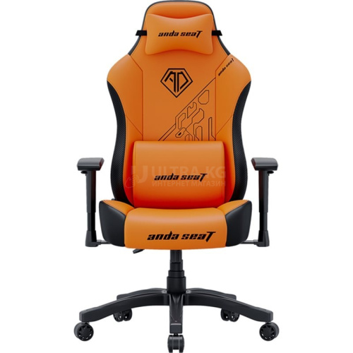 Gaming Chair AD18Y-14-OB-PV/C AndaSeat Phantom 3 Tiger ORANGE 2D Armrest 60mm wheels PVC Leather Gaming Chair AD18Y-14-OB-PV/C AndaSeat Phantom 3 Tiger ORANGE 2D Armrest 60mm wheels PVC Leather