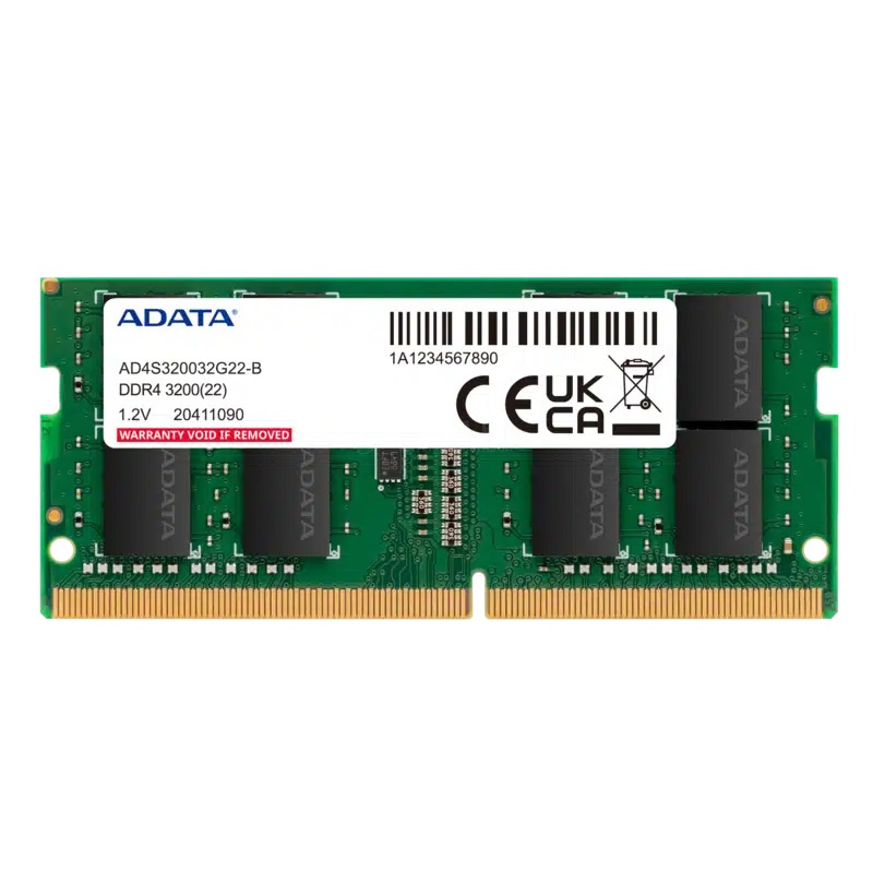 Оперативная память для ноутбука DDR4 SODIMM 16GB ADATA PC4-3200AA Оперативная память для ноутбука DDR4 SODIMM 16GB ADATA PC4-3200AA