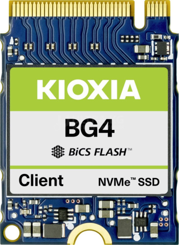 Твердотельный накопитель SSD 256GB KIOXIA BG4 Series KBG40ZNV256G Interno M.2 2280 - PCI Express 3.0 x4 (NVMe R/W:2200/1400MB/s) без упаковки