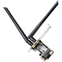 Беспроводной сетевой адаптер Wi-Fi CUDY WE3000 3000Mbps Wi-Fi 6 / Bluetooth 5.0 PCI Express Adapter, Intel AX200 module, 2T2R, 2402Mbps at 5GHz + 574Mbps at 2.4GHz, 802.11ax/ac/a/b/g/n, 2 detachable antennas, Ver 1.0