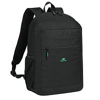 Рюкзак для ноутбука RivaCase 5566 Черный 16" Водоотталкивающая ткань, утолщенные стенки. Смягчающие наплечные ремни с регулировкой. Внешний карман на молнии, органайзер, карманы для бутылки, застежка молния