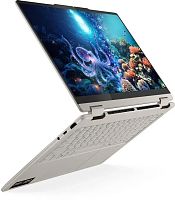 Ультрабук Lenovo Yoga 7 2-in-1 14AKP10, AMD Ryzen AI 5 340(up to 4.80Ghz), 24GB LPDDR5x, 1TB M.2 NVMe(2242), Int AMD Radeon 840M Graph, 14" WUXGA(1920x1200)OLED Touch,Type-C,HDMI,WF,BT,DOS,клав.с подсв.En-Ru,скан.отп.пал.,мет. корп, Seashell [83JR0060RK]