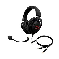 Наушники с микрофоном HYPERX HX-HSCC-2BK/WW (4P4F2AA) Cloud Core DTS USB/3.5mm BLACK