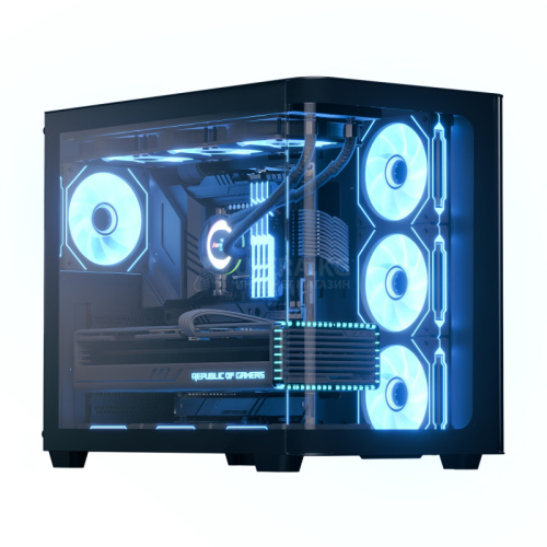 Корпус Aerocool P500C-G-BK-v1, ATX/micro ATX/mini-ITX,2xUSB3.0,HD-Audio+Mic,Кулер 12см,Высота CPU кулер до162мм,VGA до 450мм,2x3.5”/3x2.5,285x380x420 мм,Без Б/П,Чёрный,Included infinity mirror ARGB 4x120mm Корпус Aerocool P500C-G-BK-v1, ATX/micro ATX/mini-ITX,2xUSB3.0,HD-Audio+Mic,Кулер 12см,Высота CPU кулер до162мм,VGA до 450мм,2x3.5”/3x2.5,285x380x420 мм,Без Б/П,Чёрный,Included infinity mirror ARGB 4x120mm