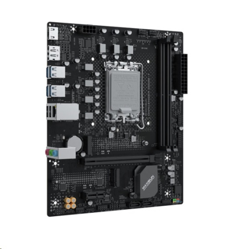 Матплата MAXSUN MS-Challenger B860M-F, LGA1851, Intel B860, 2xDDR5, 1xPCI-E 5.0x16, 1xPCI-E 1.0x1, Sound8Ch, GLAN, 2SATA+2M.2, RAID, mATX, 6USB3.2+4USB2.0, HDMI, DP Матплата MAXSUN MS-Challenger B860M-F, LGA1851, Intel B860, 2xDDR5, 1xPCI-E 5.0x16, 1xPCI-E 1.0x1, Sound8Ch, GLAN, 2SATA+2M.2, RAID, mATX, 6USB3.2+4USB2.0, HDMI, DP