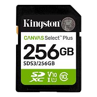 Карта памяти Secure Digital Card Kingston 256GB Canvas Select Plus U3/V30 [SDS3/256GB]