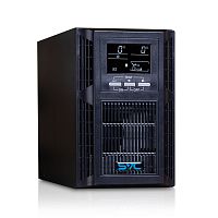 ИБП UPS SVC PT-1K-LCD, Мощность 1000ВА/1000Вт, PT-серия, On-Line, LСD\USB\RS-232, SMART, Диапазон работы AVR: 115-300В, Бат.: 12В/7Ah*2шт., Вентилятор: 8см*1шт., 2 вых., Чёрный