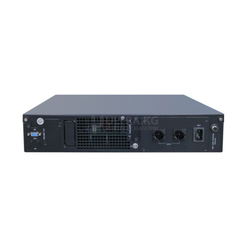 ИБП SVC RT-2KLN-LCD, Мощность 2000ВА/2000Вт, Стоечный 19'' 2U, NRT-серия, On-Line, LED\Интелектуальный слот\RS-232, USB порт (B тип), Диапазон работы AVR: 110-300В, Бат.: 12В/9Aч*6шт., Вентилятор: 8cм*1шт., 2 вых., Чёрный, замена модели RT-2KL-LCD (3 года фото 2