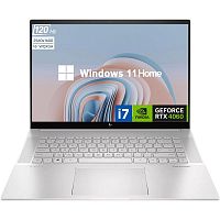 Ноутбук HP ENVY 16-h1055cl Intel Core i7-13700H (up to5.00 Ghz), 16GB DDR5, 2TB SSD m2 NVMe, 16" WQXGA IPS Touch 120Hz, RTX4060 8GB, Type-C, WiFi, BT, WIN11H, клав. с подсветкой ENG-RUS, серебро